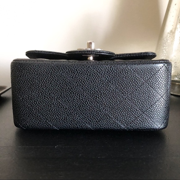 Chanel Black Caviar Square Mini - Picture 6 of 16